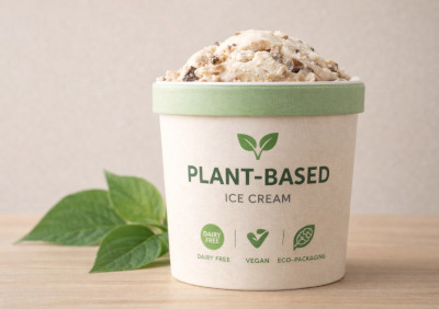 Plant-based ice cream